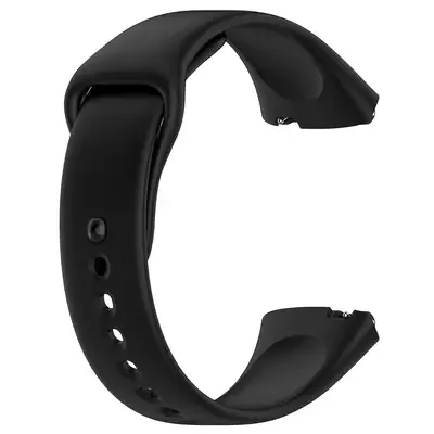 Microsonic Xiaomi Redmi Watch 3 Lite Kordon, Silicone Sport Band Siyah