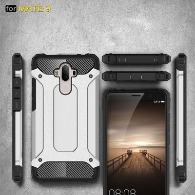 Microsonic Huawei Mate 9 Kılıf Rugged Armor Siyah