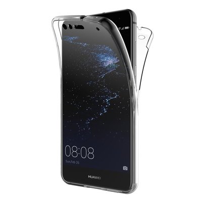 Microsonic Huawei P10 Lite Kılıf Komple Gövde Koruyucu Silikon Şeffaf