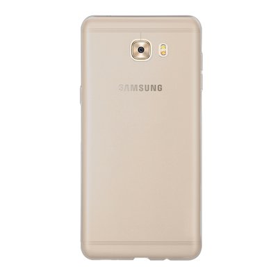 Caseup Samsung Galaxy C9 Pro Kılıf Transparent Soft Beyaz