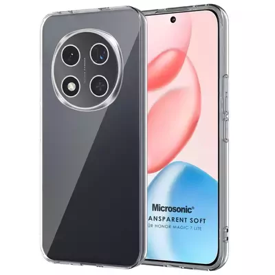 Microsonic Honor Magic 7 Lite Kılıf Transparent Soft Şeffaf