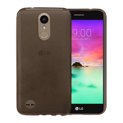 CaseUp LG K8 2017 Kılıf Transparent Soft Siyah