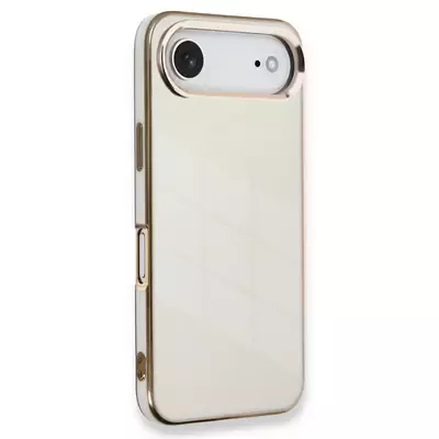 Microsonic Apple iPhone 17 Air Kılıf Olive Plated Beyaz