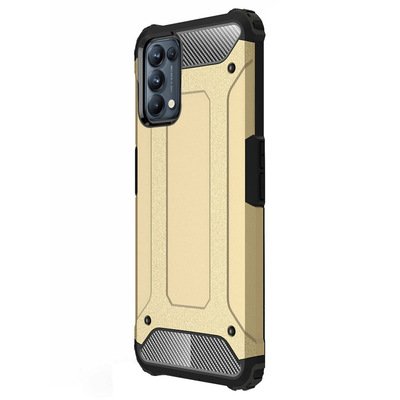 Microsonic Oppo Reno 5 Pro 5G Kılıf Rugged Armor Gold