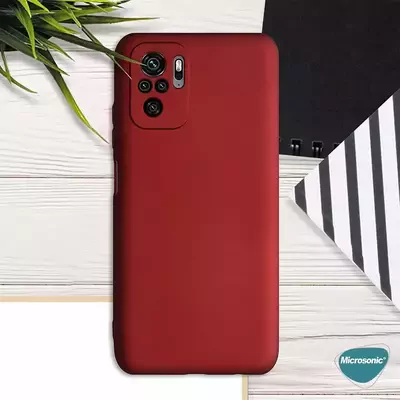 Microsonic Xiaomi Poco M5s Kılıf Matte Silicone Mor