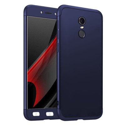 Microsonic Xiaomi Redmi Note 4X Kılıf Double Dip 360 Protective AYS Lacivert