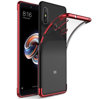 Microsonic Xiaomi Redmi S2 Kılıf Skyfall Transparent Clear Kırmızı