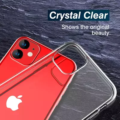 Microsonic Apple iPhone 11 (6.1'') Kılıf Transparent Soft Beyaz