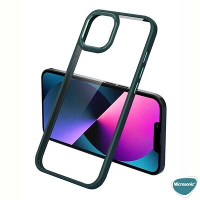 Microsonic Apple iPhone 12 Kılıf Shadow Planet Koyu Yeşil