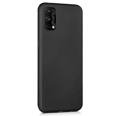 Microsonic Realme 7 Pro Kılıf Matte Silicone Siyah