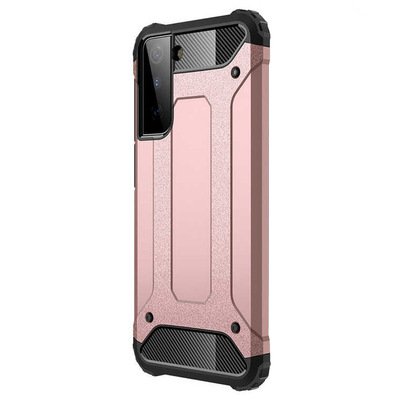 Microsonic Samsung Galaxy S21 Plus Kılıf Rugged Armor Rose Gold