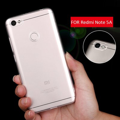 Microsonic Xiaomi Redmi Note 5A Kılıf Transparent Soft Siyah