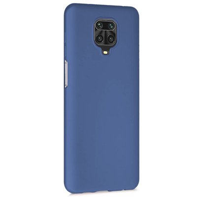 Microsonic Xiaomi Redmi Note 9S Kılıf Matte Silicone Lacivert