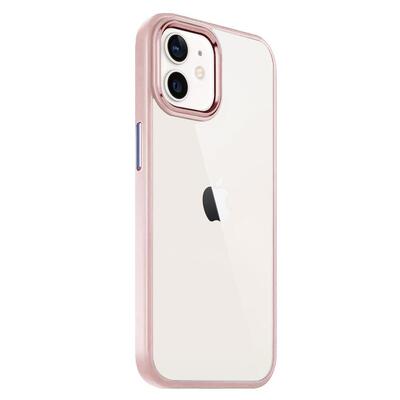 Microsonic Apple iPhone 12 Kılıf Shadow Planet Açık Pembe