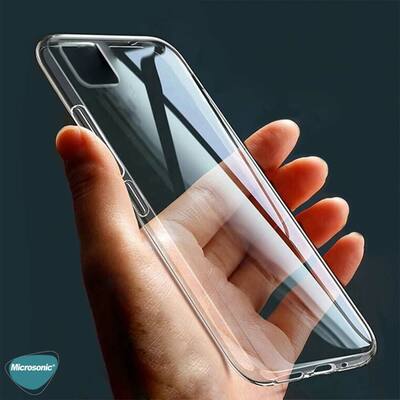 Microsonic Realme C25 Kılıf Transparent Soft Beyaz