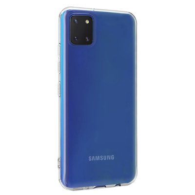 Microsonic Samsung Galaxy Note 10 Lite Kılıf Transparent Soft Beyaz