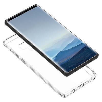 Microsonic Samsung Galaxy Note 9 Kılıf Transparent Soft Beyaz