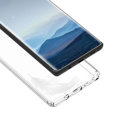 Microsonic Samsung Galaxy Note 9 Kılıf Transparent Soft Beyaz