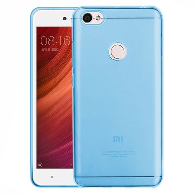 Microsonic Xiaomi Redmi Note 5A Kılıf Transparent Soft Mavi