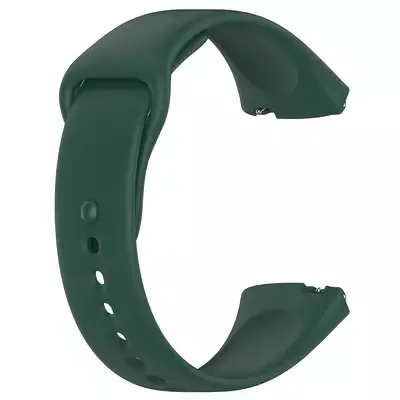 Microsonic Xiaomi Redmi Watch 3 Lite Kordon, Silicone Sport Band Koyu Yeşil