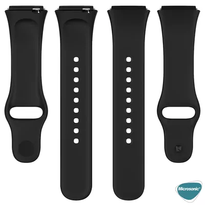 Microsonic Xiaomi Redmi Watch 3 Lite Kordon, Silicone Sport Band Koyu Yeşil