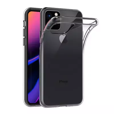 Microsonic Apple iPhone 11 Pro Max (6.5'') Kılıf Transparent Soft Beyaz