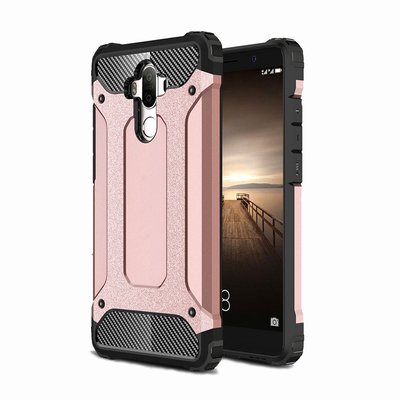 Microsonic Huawei Mate 9 Kılıf Rugged Armor Rose Gold