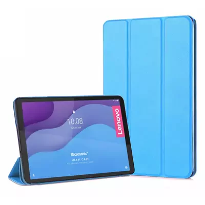 Microsonic Lenovo Tab M10 3.Nesil 10.1`` Kılıf (TB-328F) Slim Translucent Back Smart Cover Mavi