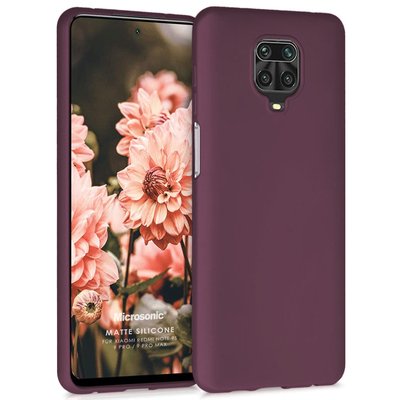 Microsonic Xiaomi Redmi Note 9S Kılıf Matte Silicone Mor