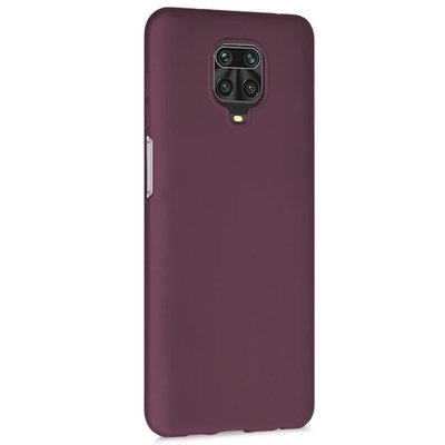 Microsonic Xiaomi Redmi Note 9S Kılıf Matte Silicone Mor