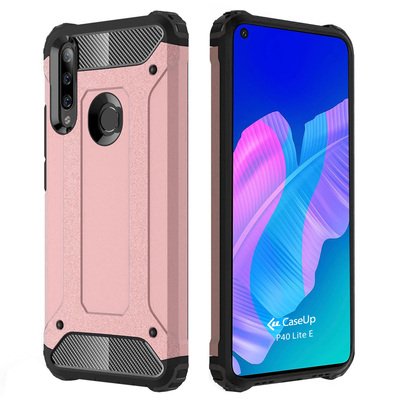 CaseUp Huawei P40 Lite E Kılıf Tank Rose Gold