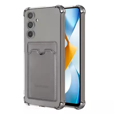 Microsonic Samsung Galaxy A56 Card Slot Shock Kılıf Füme