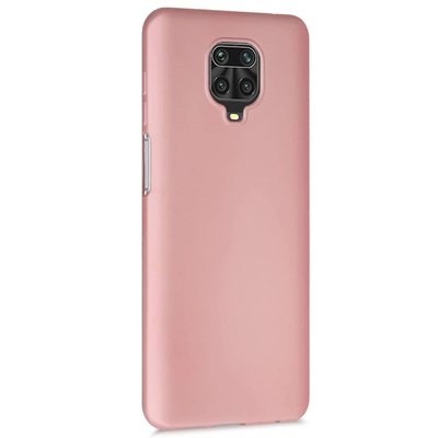 Microsonic Xiaomi Redmi Note 9S Kılıf Matte Silicone Rose Gold