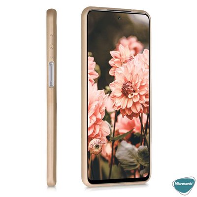 Microsonic Xiaomi Redmi Note 9S Kılıf Matte Silicone Rose Gold