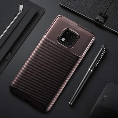 Microsonic Huawei Mate 20 Pro Kılıf Legion Series Kahverengi