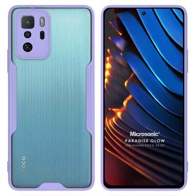 Microsonic Xiaomi Poco X3 GT Kılıf Paradise Glow Lila