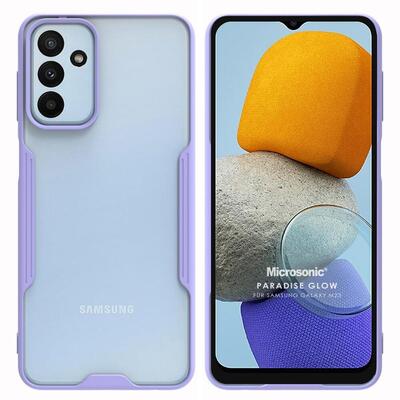 Microsonic Samsung Galaxy M23 Kılıf Paradise Glow Lila