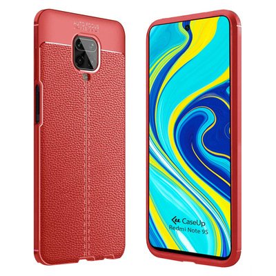 CaseUp Xiaomi Redmi Note 9S Kılıf Niss Silikon Kırmızı