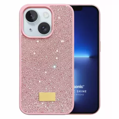 Microsonic Apple iPhone 13 Kılıf Cosmic Shine Pembe