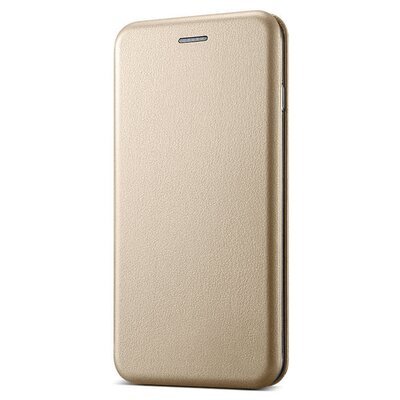 Microsonic Xiaomi Redmi Note 9S Kılıf Slim Leather Design Flip Cover Gold