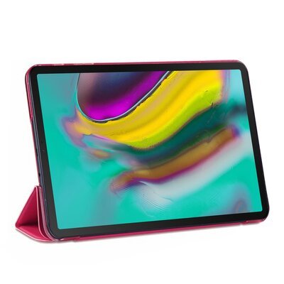 Microsonic Samsung Galaxy Tab S5E T720 Smart Case Kapaklı Kılıf Koyu Pembe