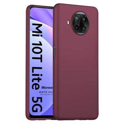 Microsonic Xiaomi Mi 10T Lite Kılıf Matte Silicone Mor