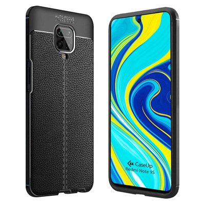 CaseUp Xiaomi Redmi Note 9S Kılıf Niss Silikon Siyah