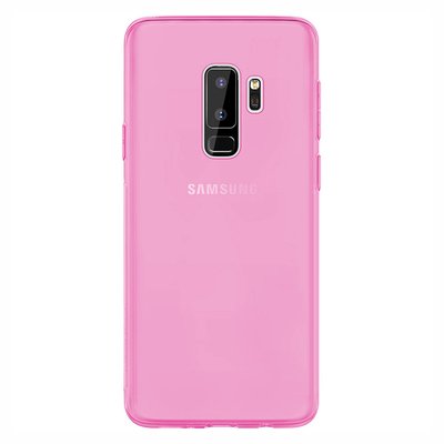 Microsonic Samsung Galaxy S9 Plus Kılıf Transparent Soft Pembe