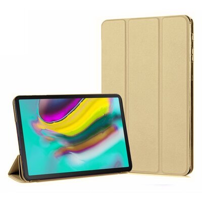 Microsonic Samsung Galaxy Tab S5E T720 Smart Case Kapaklı Kılıf Gold