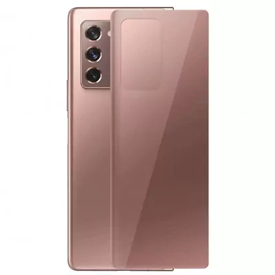 Microsonic Samsung Galaxy Z Fold 2 Ön + Arka Tam Kaplayan Temperli Cam Ekran Koruyucu Gold