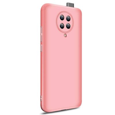 Microsonic Xiaomi Redmi K30 Pro Kılıf Double Dip 360 Protective AYS Rose Gold