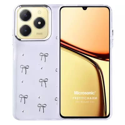 Microsonic Realme C61 Kılıf PrettyCharm Bow