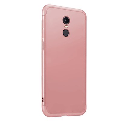 Microsonic Xiaomi Redmi Note 4X Kılıf Double Dip 360 Protective AYS Rose Gold