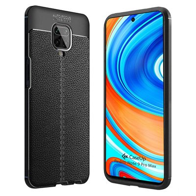 CaseUp Xiaomi Redmi Note 9 Pro Max Kılıf Niss Silikon Siyah